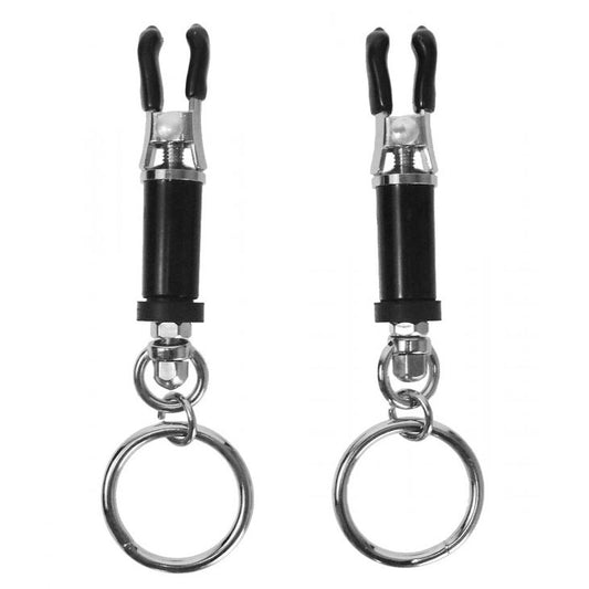 Master Series Bondage Ring Barrel Nipple Clamps Master Series Bondage Ring Barrel Nipple Clamps - UABDSM