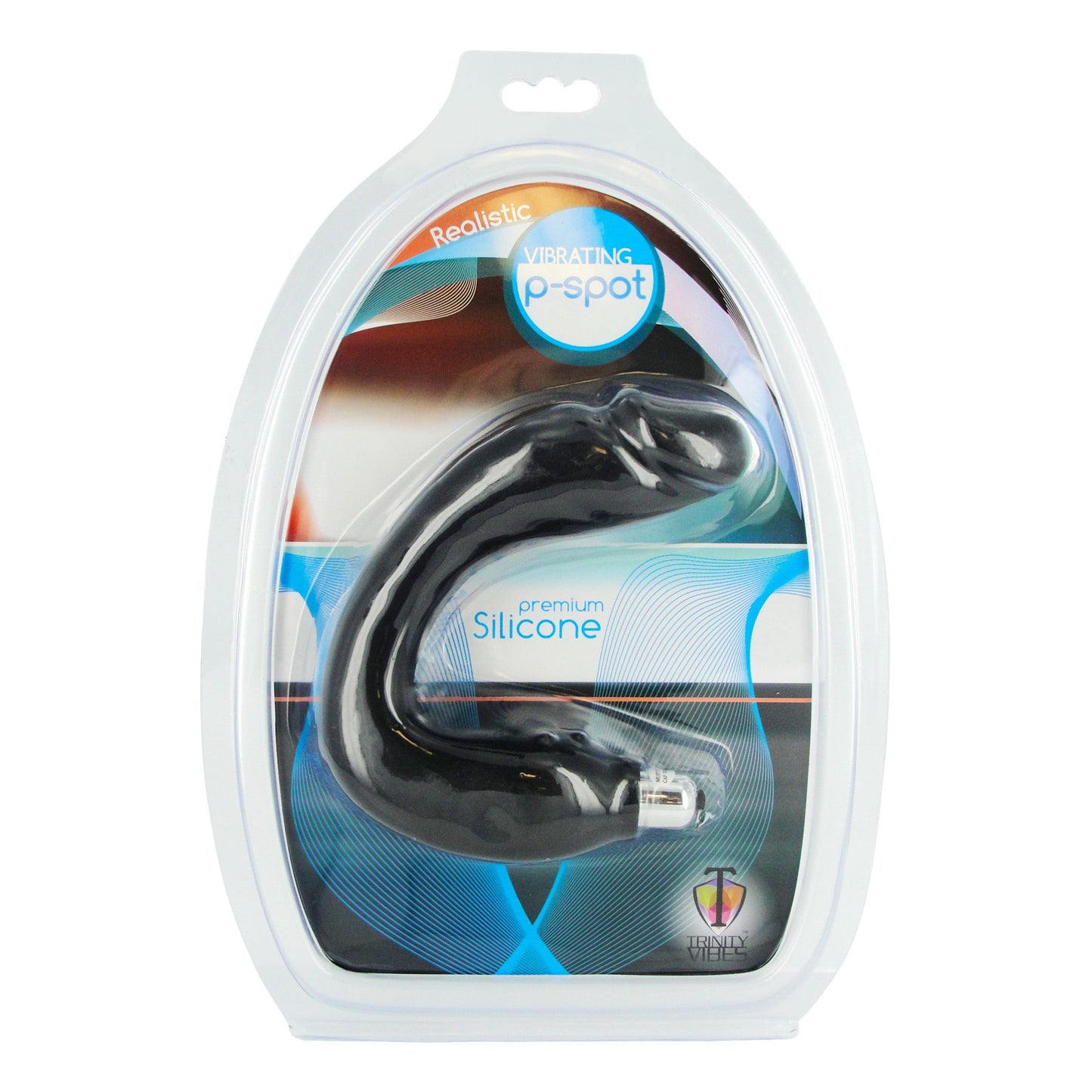 Realistic Vibrating Silicone P-Spot Massager - UABDSM