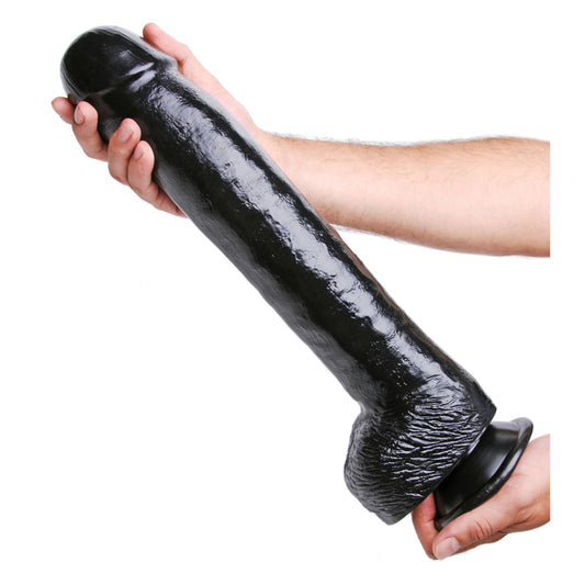 The Black Destroyer Huge 17 Inch Dildo - UABDSM