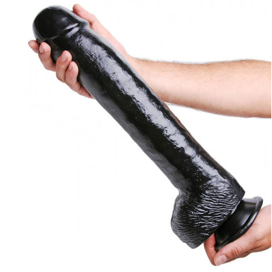 XR The Black Destroyer Huge Suction Cup Dildo - UABDSM