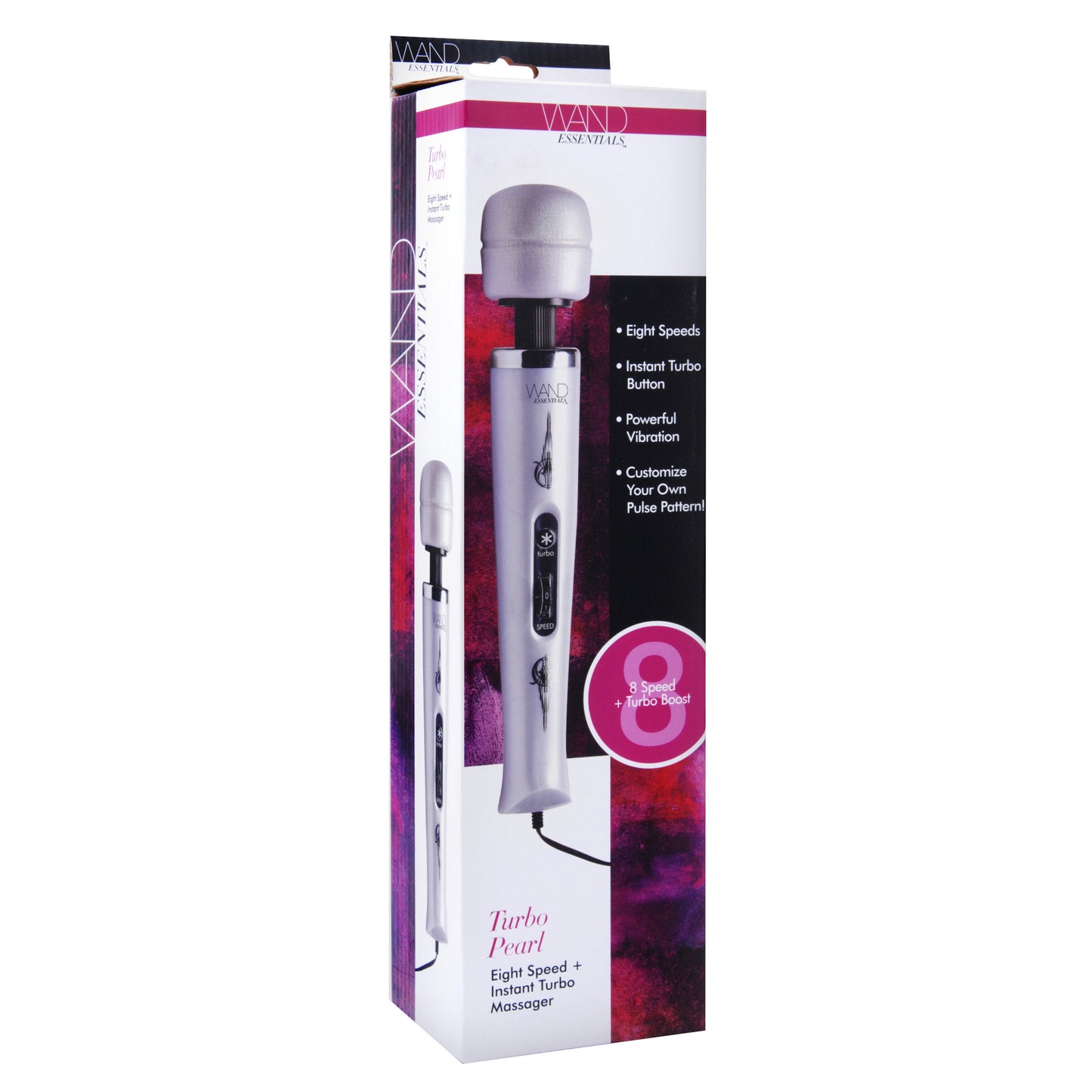 Wand Essentials 8 Speed Turbo Pearl Massager - 110V - UABDSM