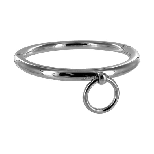 Ladies Rolled Steel Collar with Ring Ladies Rolled Steel Collar with Ring - UABDSM