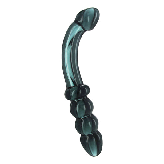 Hamsa Glass Dildo - Smoky Jade Hamsa Glass Dildo - Smoky Jade - UABDSM