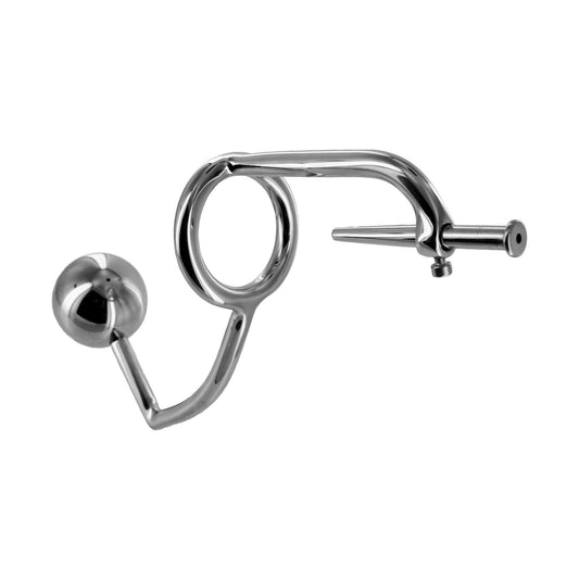 Anal Intruder Cock Ring with Penis Plug Anal Intruder Cock Ring with Penis Plug - UABDSM