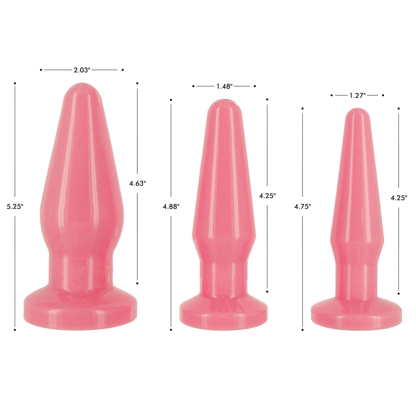 Filling 3-Plug Anal Trainer Set - UABDSM