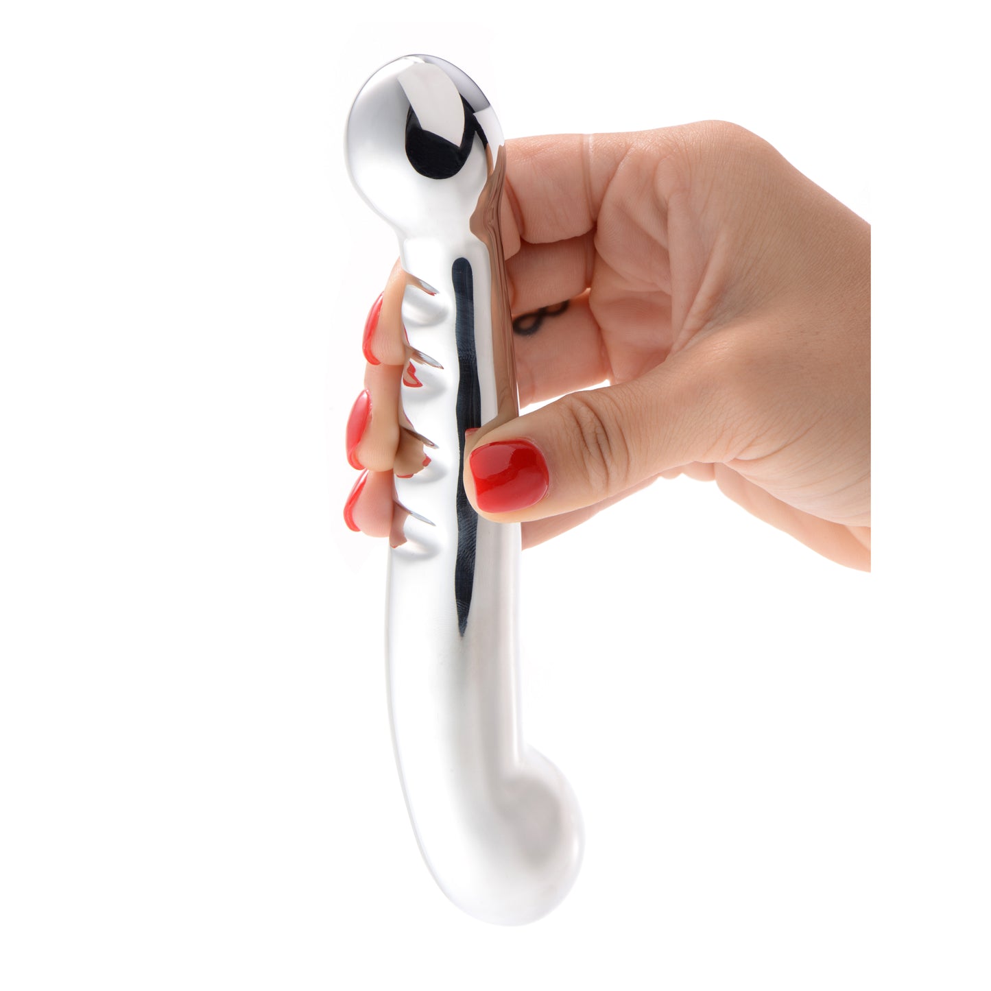 Steel Elegance Dual Ended Dildo - UABDSM