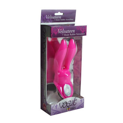 Velvateen 7 Mode Silicone Rabbit Stimulator - UABDSM