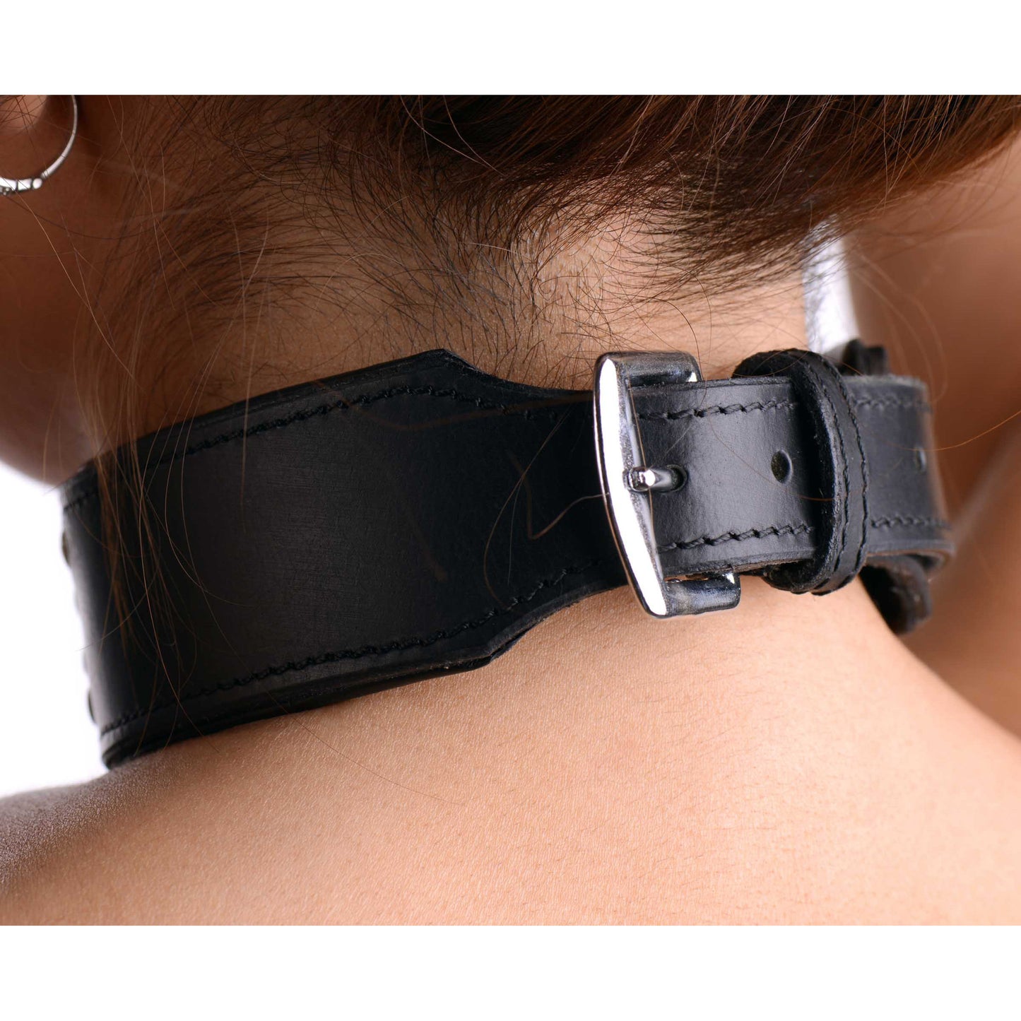 Studded Leather Slut Collar - UABDSM