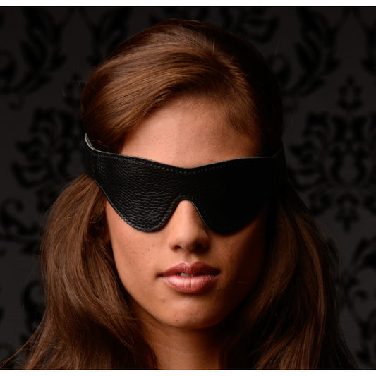 Onyx Leather Blindfold Onyx Leather Blindfold - UABDSM