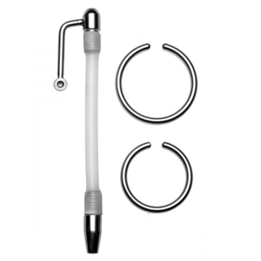 Inertia Flexible Silicone Cum Thru Penis Plug - UABDSM