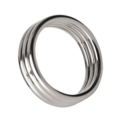 Echo 2 Inch Stainless Steel Triple Cock Ring Echo 2 Inch Stainless Steel Triple Cock Ring - UABDSM