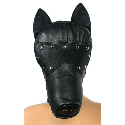 Ultimate Leather Dog Hood - UABDSM