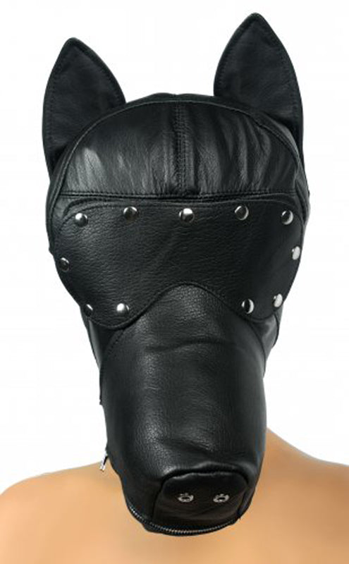 Ultimate Leather Dog Hood - UABDSM
