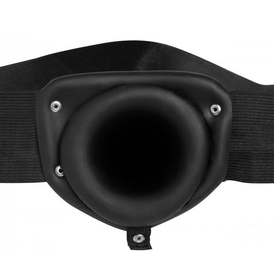 Size Matters Erection Assist Hollow Silicone Dildo Strap On - UABDSM