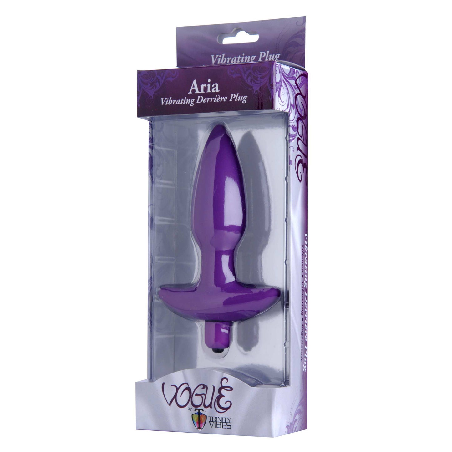 Aria Vibrating Silicone Anal Plug- Medium - UABDSM