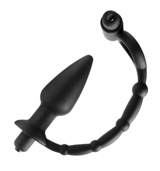 Viaticus Dual Cock Ring And Anal Plug Vibe - UABDSM