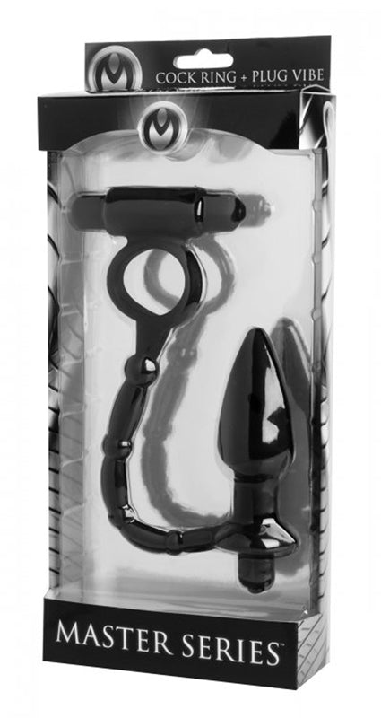 Viaticus Dual Cock Ring And Anal Plug Vibe - UABDSM