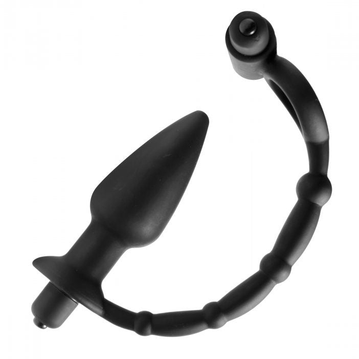Master Series Viaticus Dual Cock Ring And Anal Plug Vibrator - UABDSM