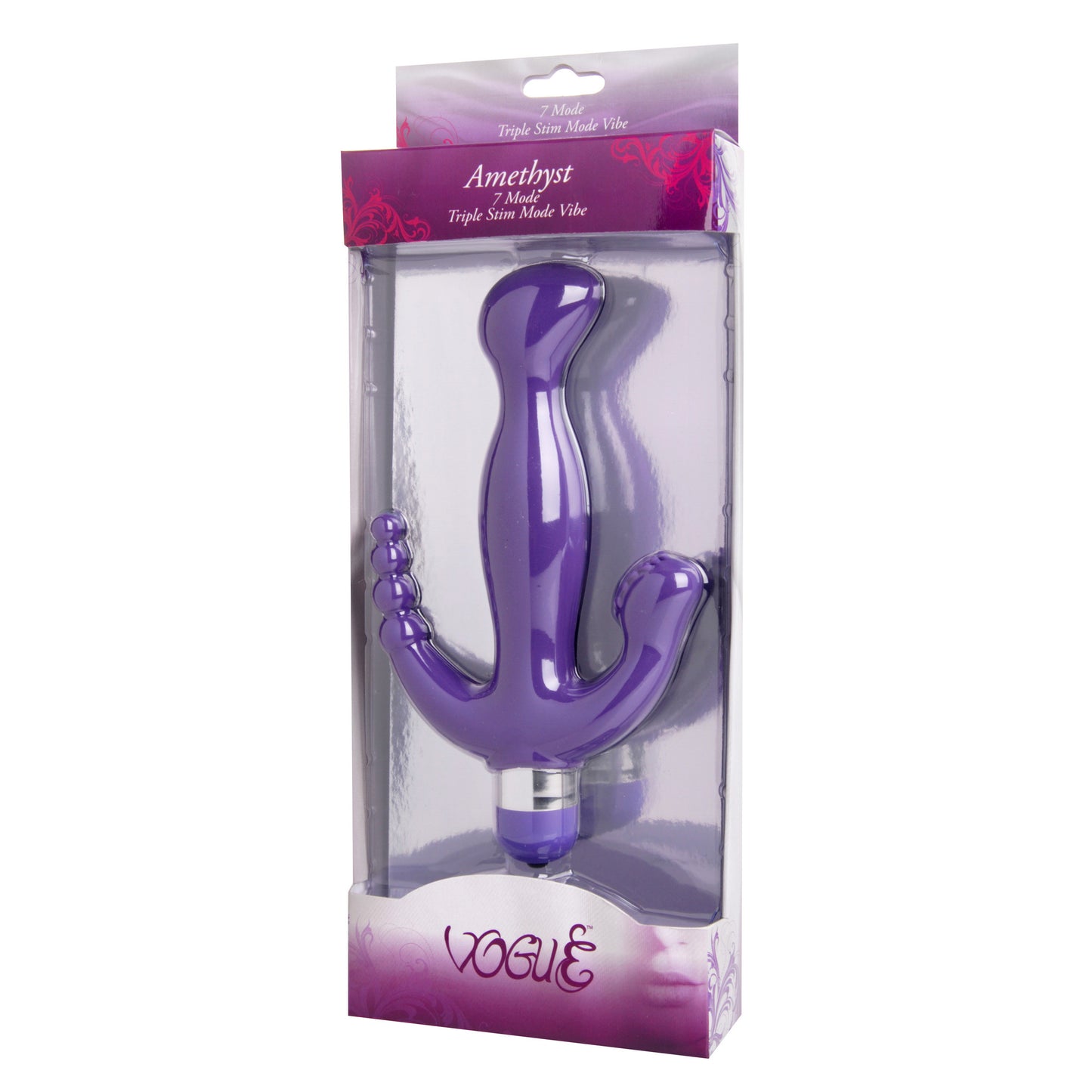 Amethyst 7 Mode Triple Stimulation Vibe - UABDSM