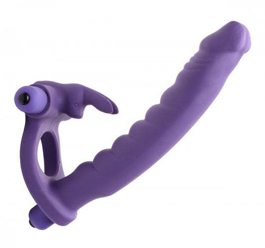 Double Delight Dual Penetration Vibrating Rabbit Cock Ring Double Delight Dual Penetration Vibrating Rabbit Cock Ring - UABDSM