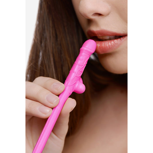 Penis Sipping Straws 10 Pack - Pink Penis Sipping Straws 10 Pack - Pink - UABDSM