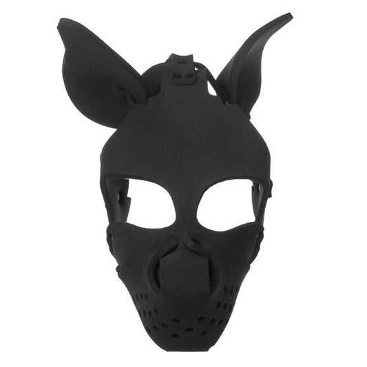 Neoprene Dog Hood with Removable Muzzle - UABDSM