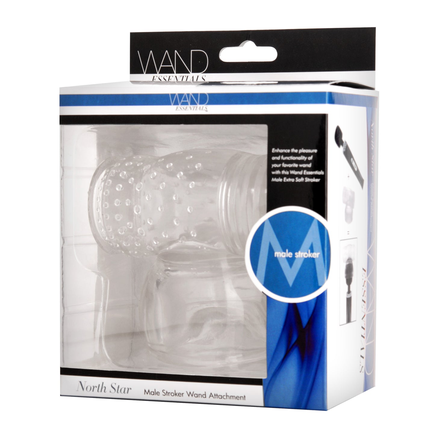 North Star Enhanced Sensation Male Stroker Wand Attachment - UABDSM