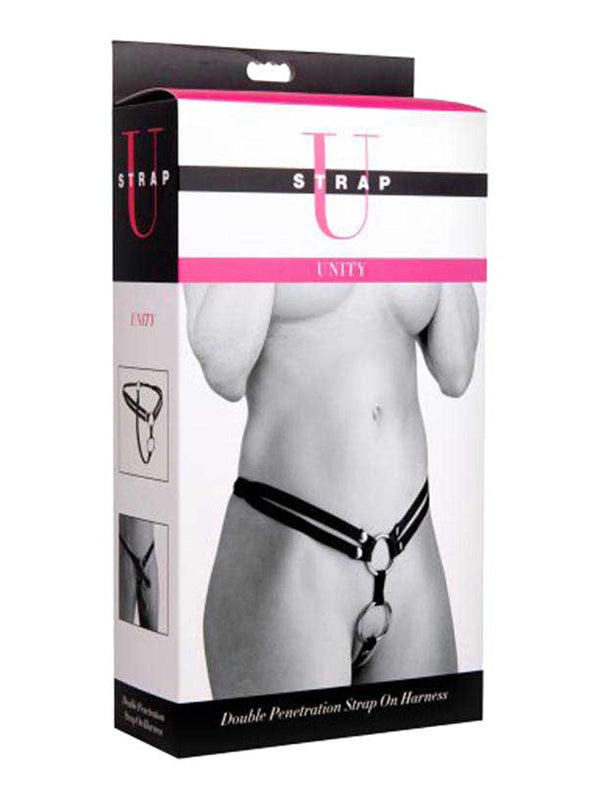 Unity Double Penetration Strap On Harness - UABDSM