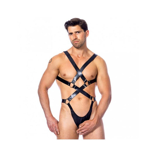 Adjustable Leather Full-Body Harness Adjustable Leather Full-Body Harness - UABDSM