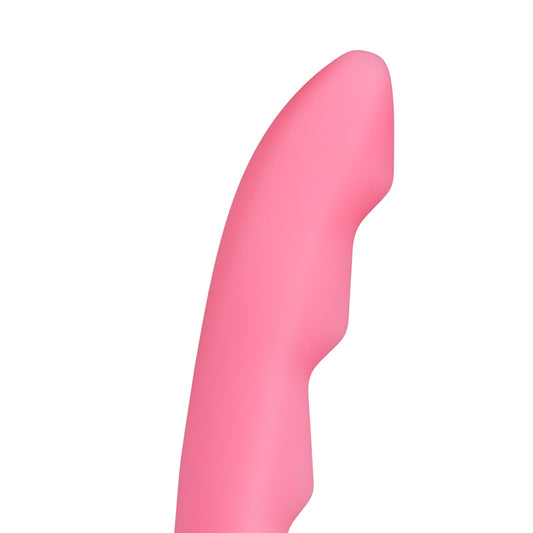 Ripples Silicone Strap On Harness Dildo- Pink - UABDSM