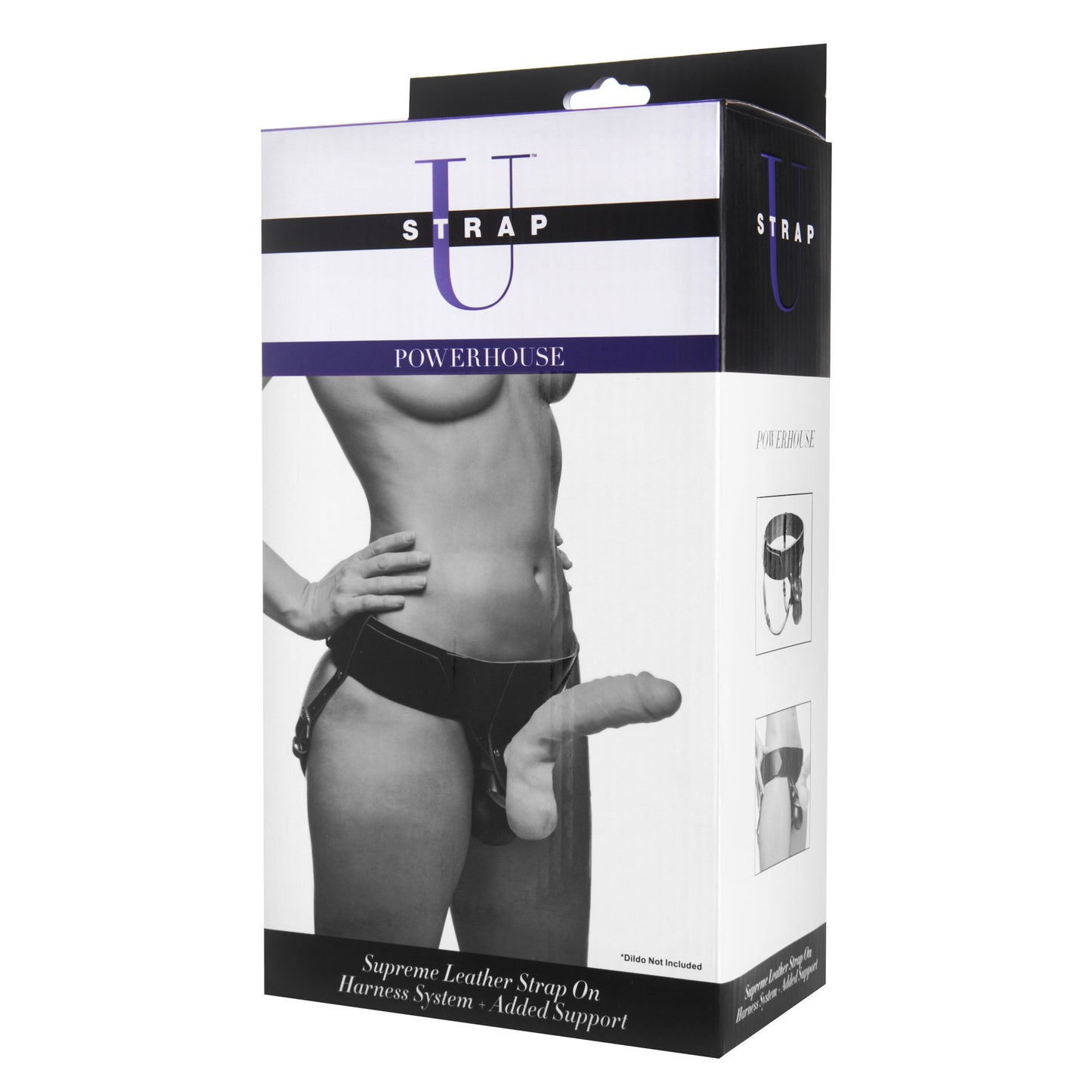 Powerhouse Supreme Leather Strap On Harness System - UABDSM