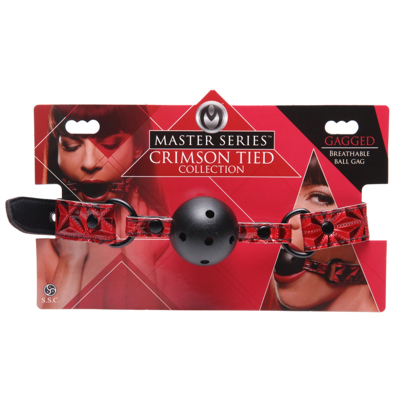 Crimson Tied Breathable Ball Gag - UABDSM