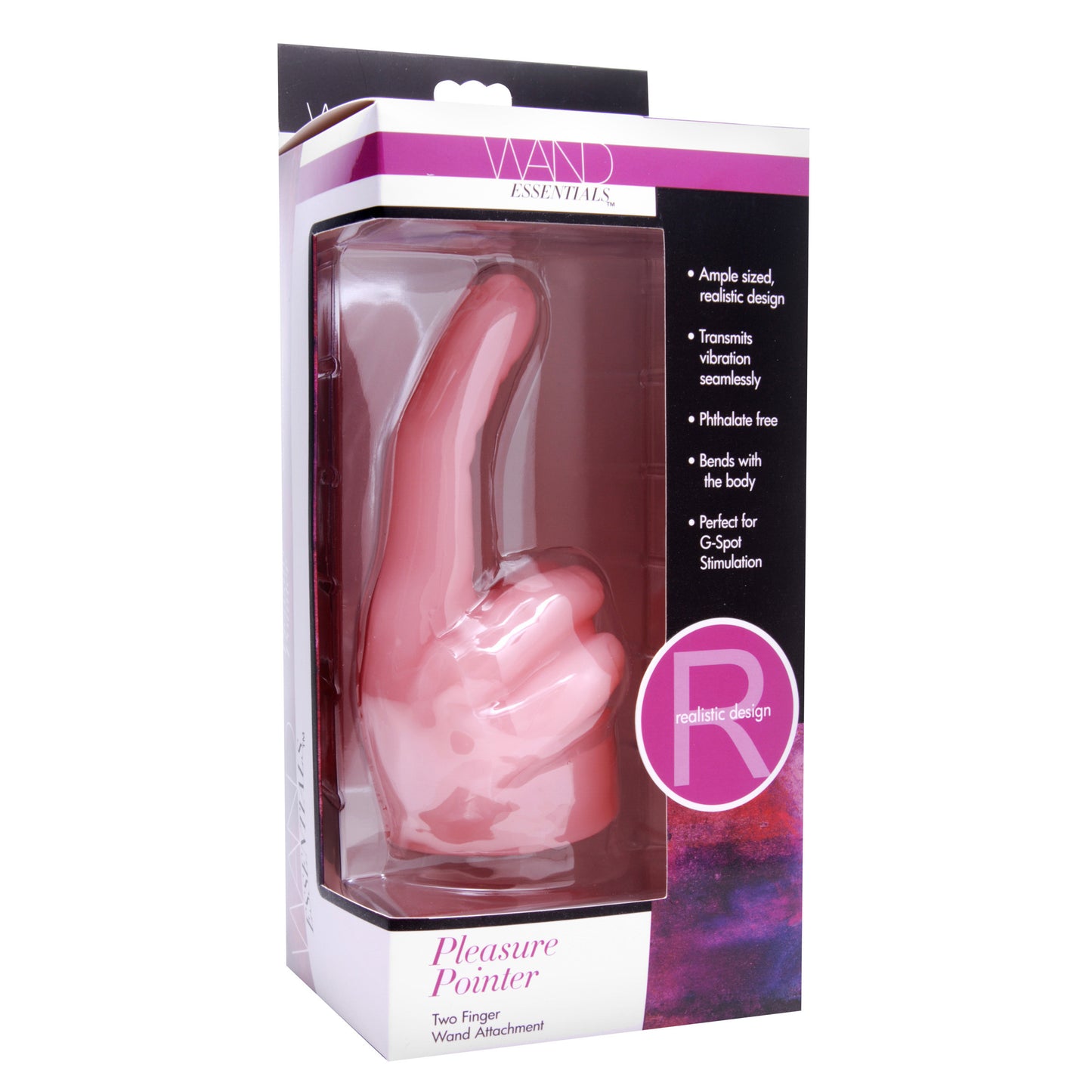Pleasure Pointer Two Finger Wand Attachment - UABDSM