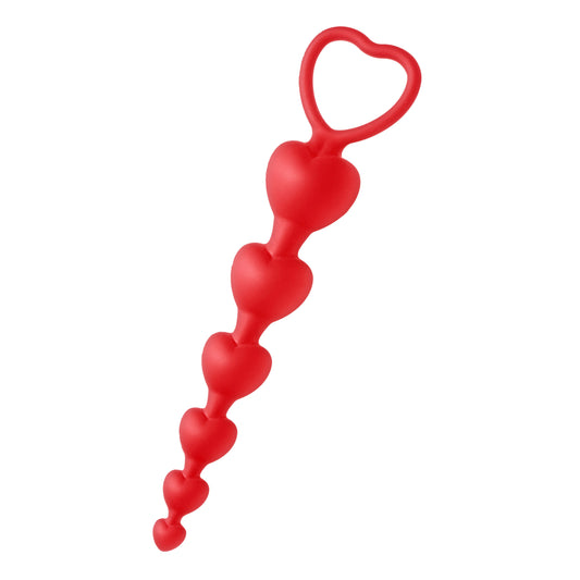Sweet Heart Silicone Anal Beads Sweet Heart Silicone Anal Beads - UABDSM