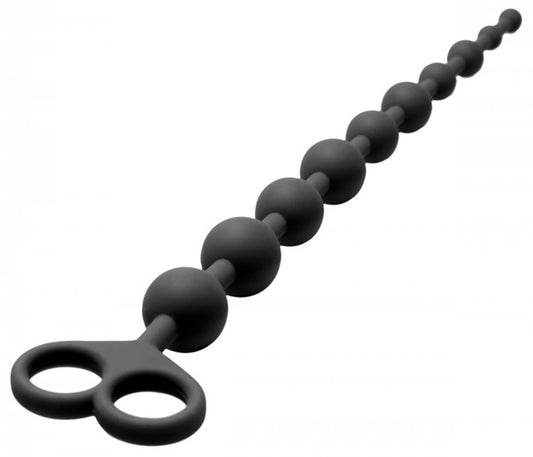 Captivate Me 10 Bead Silicone Anal Beads - UABDSM