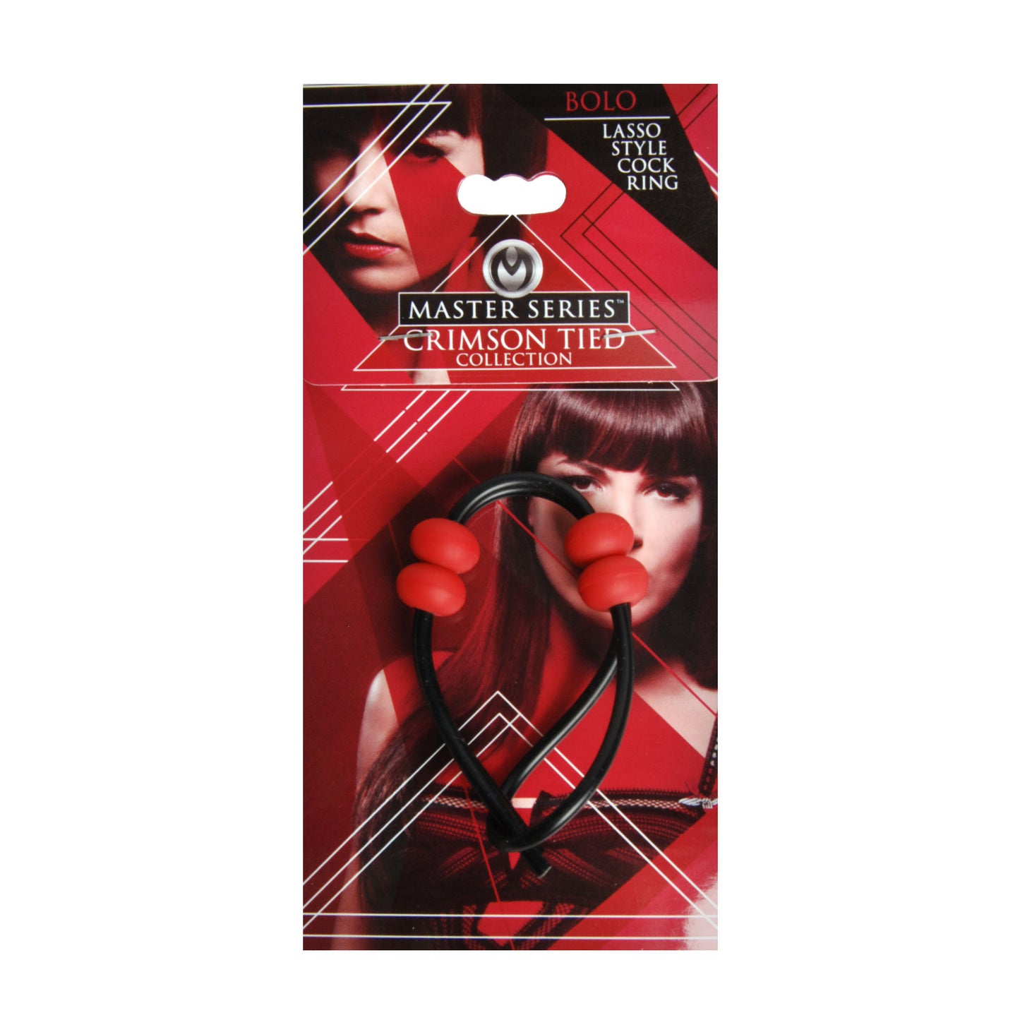 Crimson Tied Bolo Lasso Style Adjustable Cock Ring - UABDSM