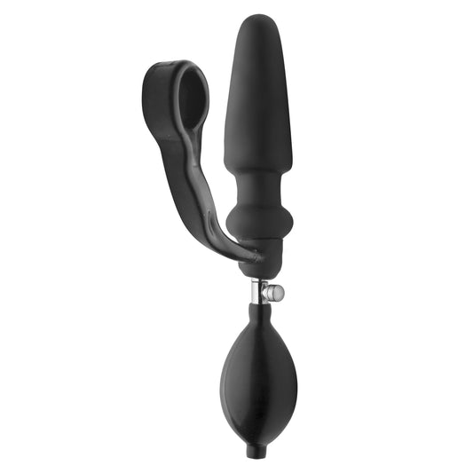Exxpander Inflatable Plug with Cock Ring and Removable Pump - UABDSM