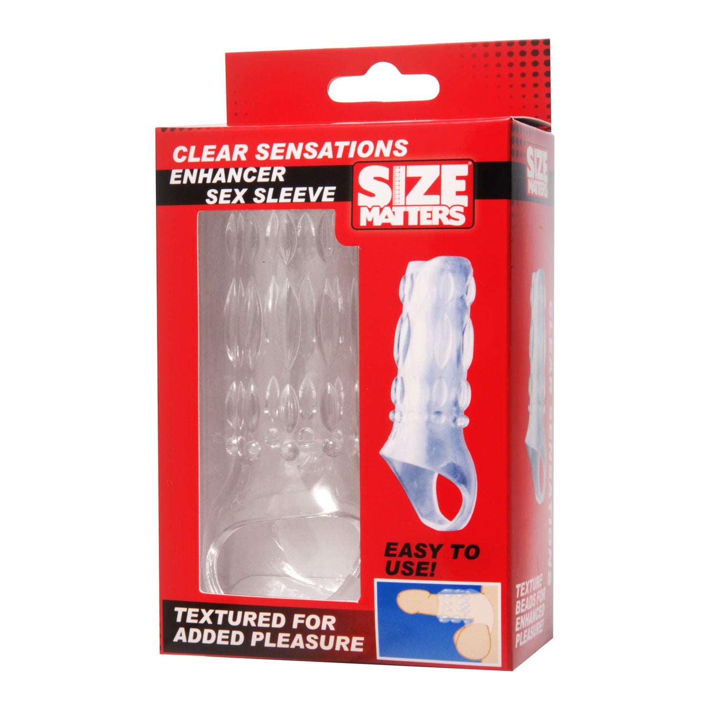 Clear Sensations Enhancer Sex Sleeve - UABDSM