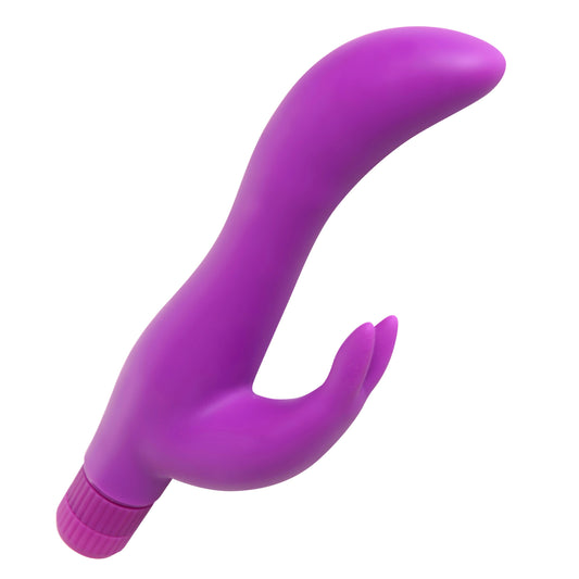 Purple Slim Silicone Rabbit Vibe Purple Slim Silicone Rabbit Vibe - UABDSM