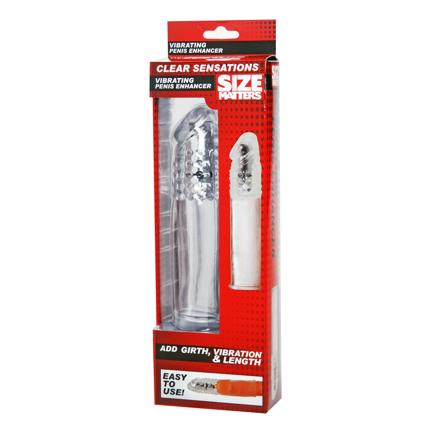 Clear Sensations Vibrating Penis Enhancer - UABDSM