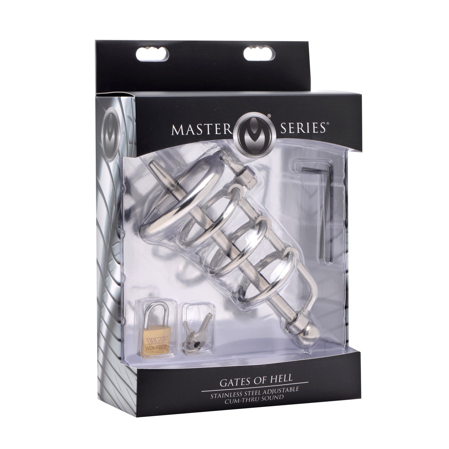 Gates of Hell Stainless Steel Adjustable Cum Through Sound Cage - UABDSM