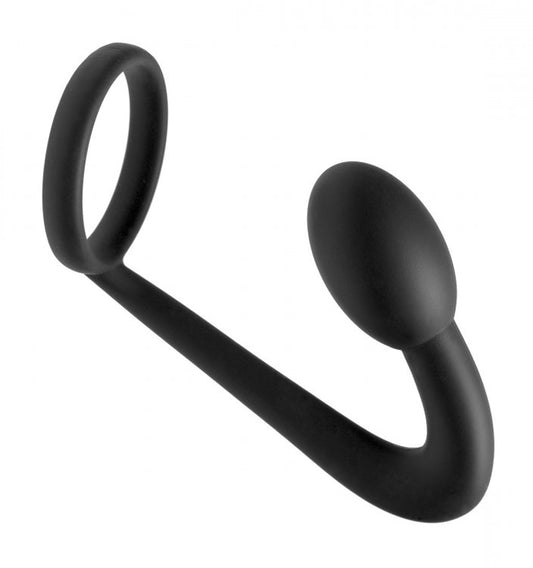 Prostatic Play Explorer Silicone Cock Ring And Prostate Plug Prostatic Play Explorer Silicone Cock Ring And Prostate Plug - UABDSM