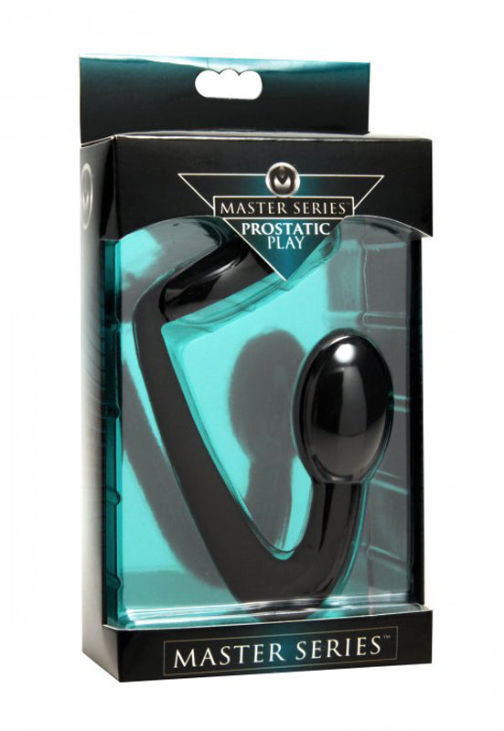 Prostatic Play Explorer Silicone Cock Ring And Prostate Plug - UABDSM