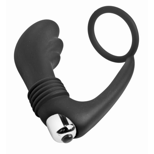 Nova Silicone Cock Ring and Prostate Vibe - UABDSM