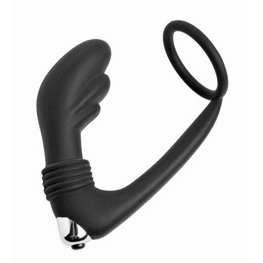 Nova Silicone Cock Ring and Prostate Vibe Nova Silicone Cock Ring and Prostate Vibe - UABDSM
