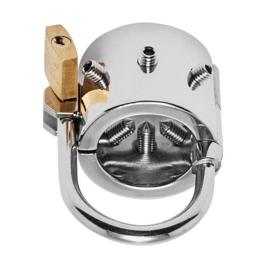 Spiked CBT Ball Stretcher with Scrotum Separator - UABDSM