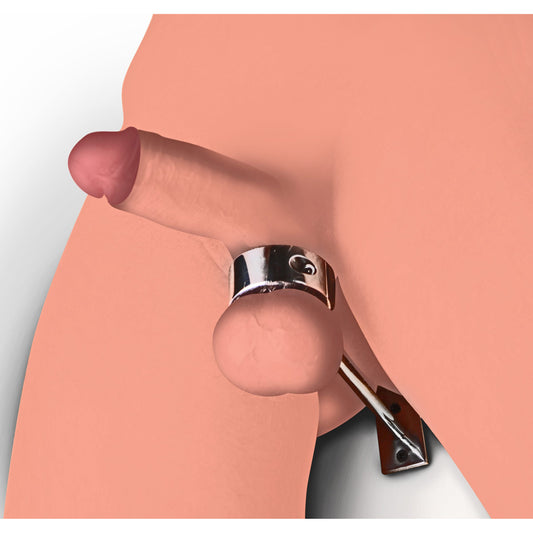 Locking Mounted CBT Scrotum Cuff with Bar - UABDSM