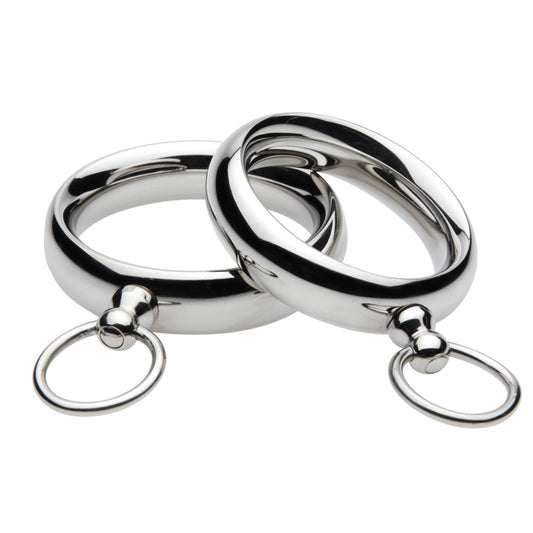 Lead Me Stainless Steel Cock Ring- 1.95 Inch - UABDSM