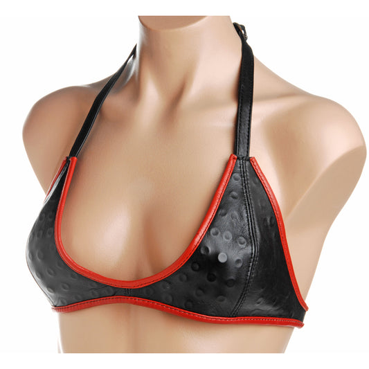 Leather Training Bra with Spikes - UABDSM