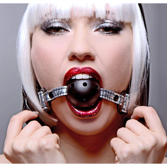 Platinum Bound Gagged Breathable Ball Gag Platinum Bound Gagged Breathable Ball Gag - UABDSM